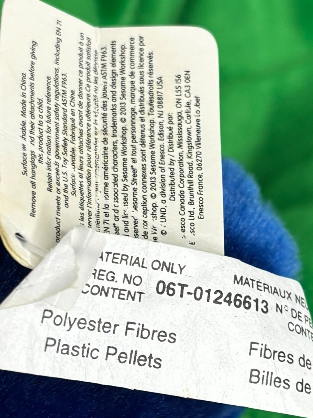 Gund Blue & Green Faux Feather Plume Midnight the Peacock - Picture 10 of 11